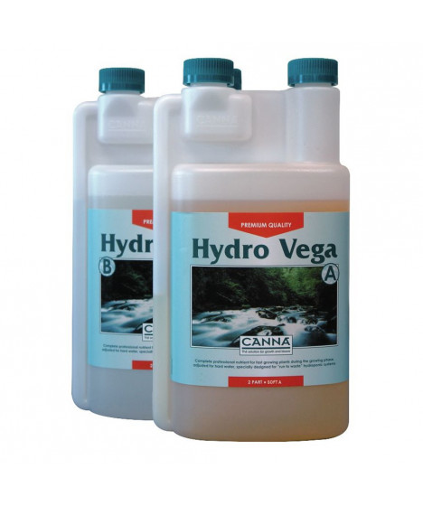 CANNA HYDRO VEGA A/B 2*1L - 1 - HYDRO Vega jest unikalnie zaprojektowana, aby perfekcyjnie zaspokoić wymagania roślin podczas te