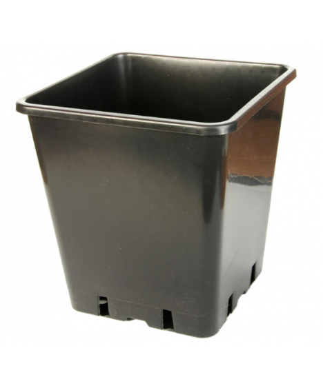 DONICZKA KWADRATOWA 5,7L (20*20*H23) - 1 - Donica plastikowa kwadratowa 5700ml (200mm x 200mm x h230mm)
