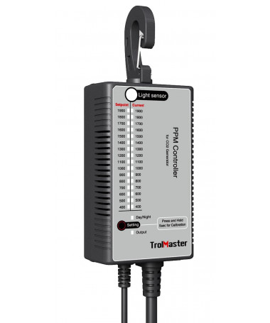 TROLMASTER MCG-10 GENERATOR CO2+STEROWNIK - 4 - Monitorowanie poziomu CO2 w czasie rzeczywistymChcesz mieć pełną kontrolę nad po