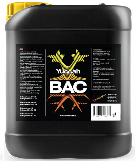 BAC Yuccah 5l - naturalny środek zwilżający, wzbogacający glebę - 1