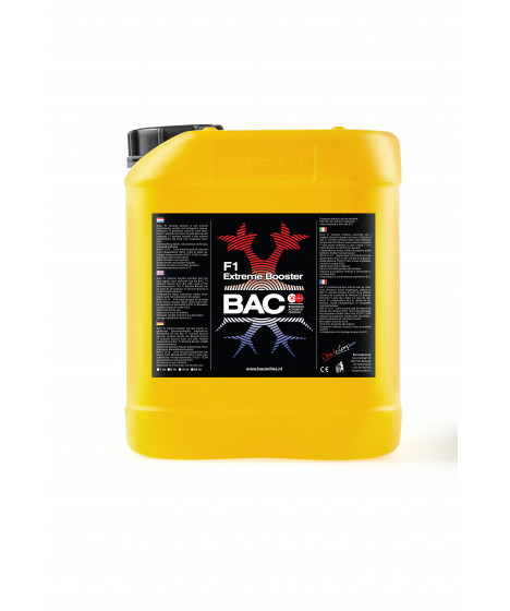 BAC F1 Extreme Booster 5l - 1 - BAC F1 Extreme Booster to wyjątkowo skoncentrowana pożywka wzmacniająca rośliny. Produkt ten ofe