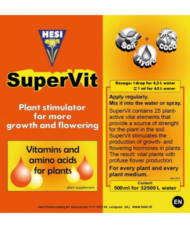 Hesi SuperVit 10ml - Konzentrierte Mischung von Vitaminen und Aminosäuren