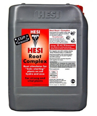 Hesi Root Complex 2.5l - Eliksir dla młodych roślin i ukorzeniacz - 1 - Hesi Root Complex jest rodzajem eliksiru dla młodych roś