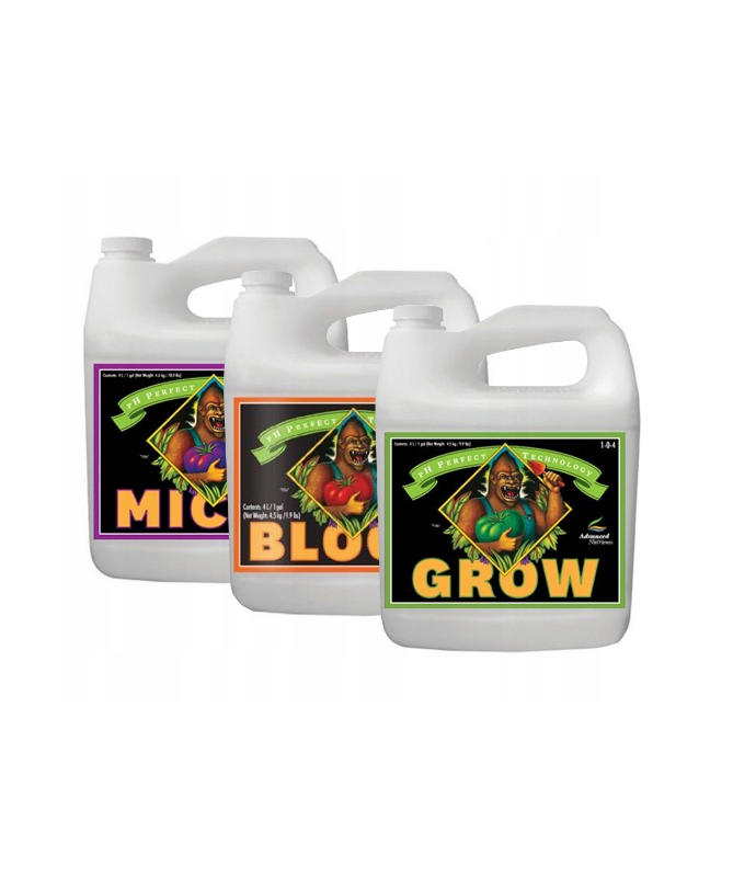 Zestaw Advanced Nutrients 3 x 5L Grow Micro Bloom