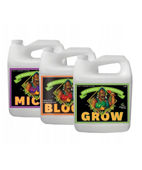 Advanced Nutrients 3 x 5L Grow Micro Bloom kit - 1