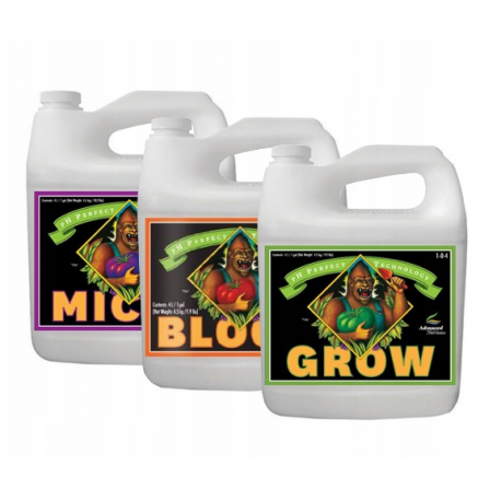 Zestaw Advanced Nutrients 3 x 10l Grow Micro Bloom