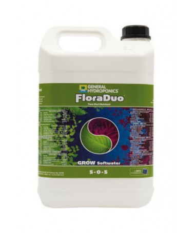 GHE Flora DUO Grow weiches Wasser 5l