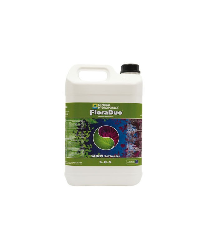 -60% GHE Flora DUO Grow weiches Wasser 5l