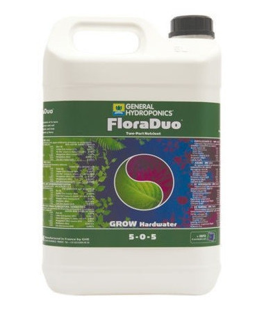 GHE Flora DUO Wachsen hartes Wasser 1l