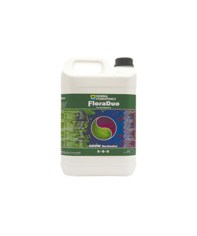 GHE Flora DUO Grow woda twarda 5l GHE Flora DUO Grow woda twarda 5l