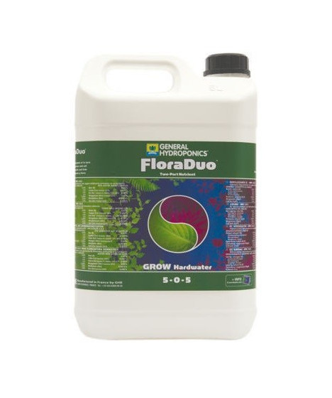 GHE Flora DUO Grow woda twarda 5l