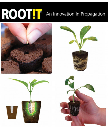 GROWTH TECHNOLOGY ROOT RIOT WYMIENNE KOSTKI 100SZT - 2 - Kostki do roślin innowacyjne rozwiązanie, które zapewni Twoim roślinom