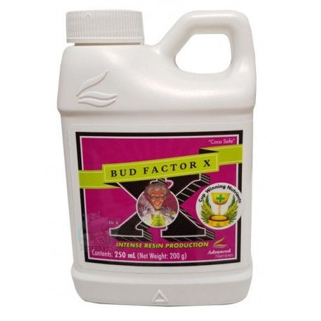 Advanced Nutrients Bud Factor X 250ml improves the taste and aroma of flowers and fruit