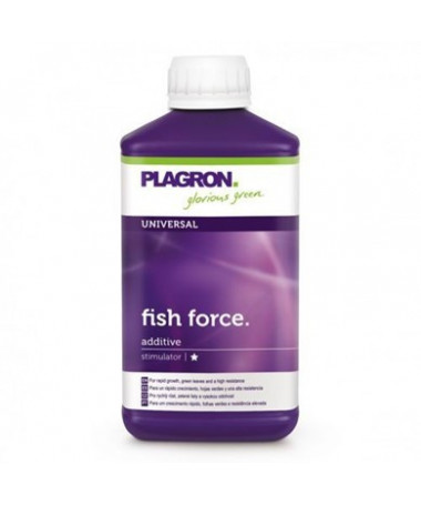 Plagron Fish Force 1l - 2 - jest naturalnym opartym na rybach pokarmem roślinnym dla fazie wzrostu. Ten suplement wzrostu wspoma