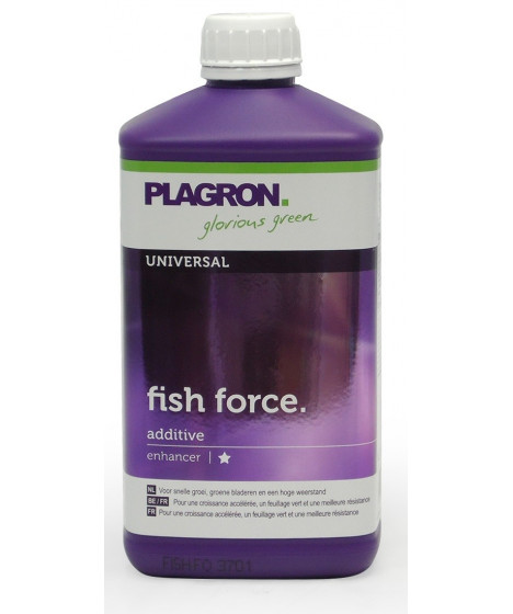 Plagron Fish Force 1l - 1 - jest naturalnym opartym na rybach pokarmem roślinnym dla fazie wzrostu. Ten suplement wzrostu wspoma