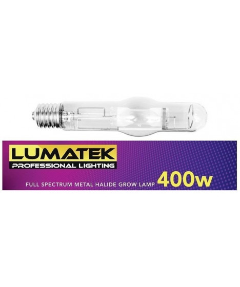 Lampa MH 400W Lumatek - 1 - MH Lumatek 400W to lampa metalo-halogenkowa o mocy 400W, popularna wśród hodowców roślin. Wykorzystu