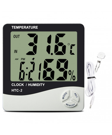 Weather station with sensor on cable HTC-2