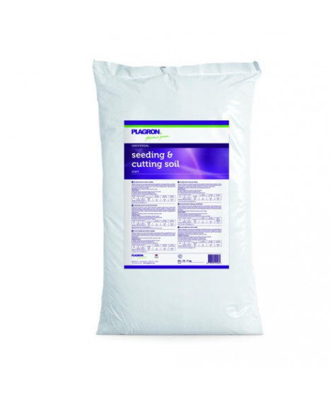 Plagron ziemia Seeding&cutting 25l - 1 - Zdrowy start dla nasion i szczepek. Ziemia do sadzonek i szczepek jest drobną i gładką