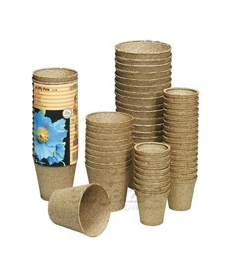 PEAT POT ROUND 7*8CM - 1