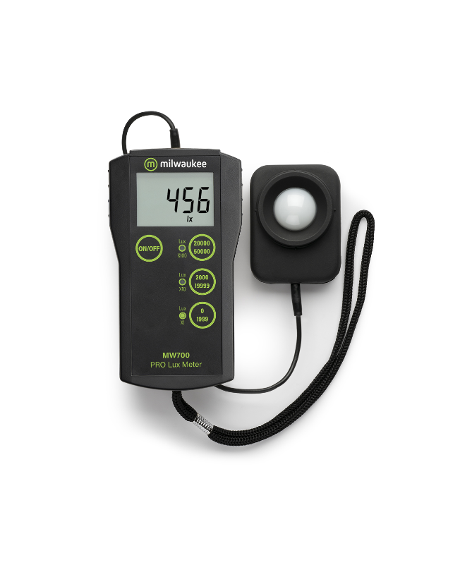 ELECTRONIC LUXOMETER, MILWAUKEE, 0.1-50,000 lx