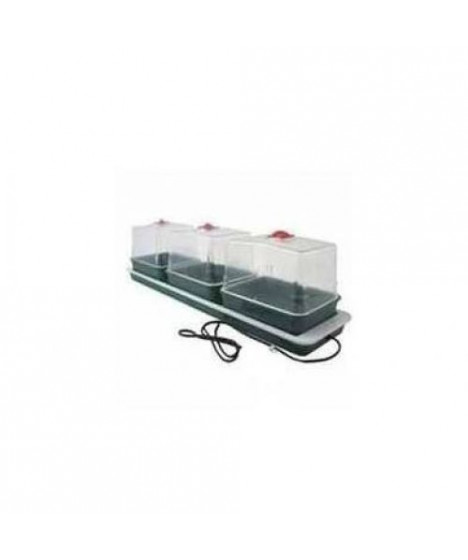 Beheizte Wanne 76cm x 18,5cm x 20cm 230V + 3 Gewächshäuser - 1