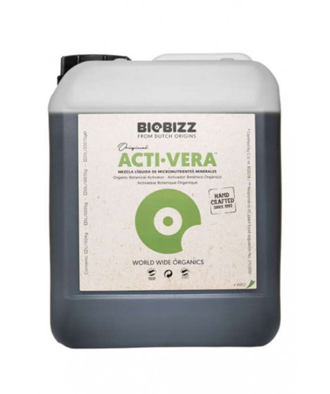Biobizz Acti-Vera 5l - Stymulator ochrony roślin 100% organiczny - 1 - BIOBIZZ ActiVera to organiczny stymulator o 100 naturaln
