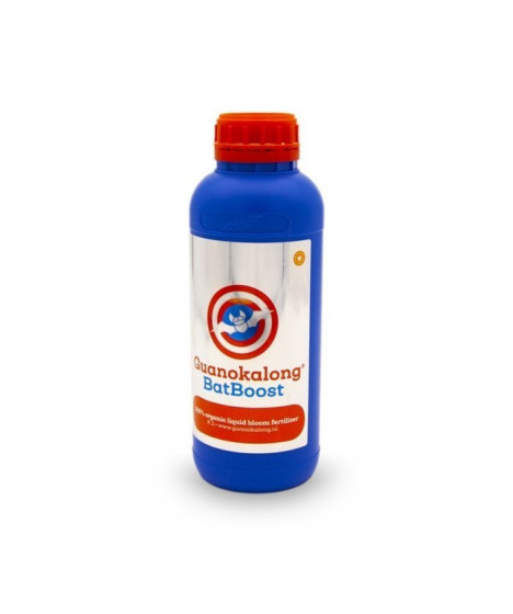Guanokalong BATBOOST 5L - 1 - Organiczny stymulator kwitnienia w płynie BATBOOST zawiera 2% potasu. Jest to zbalansowana mieszan