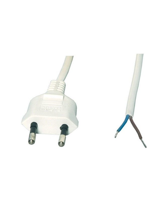 Power cable with 2x0.75 flat plug for fans