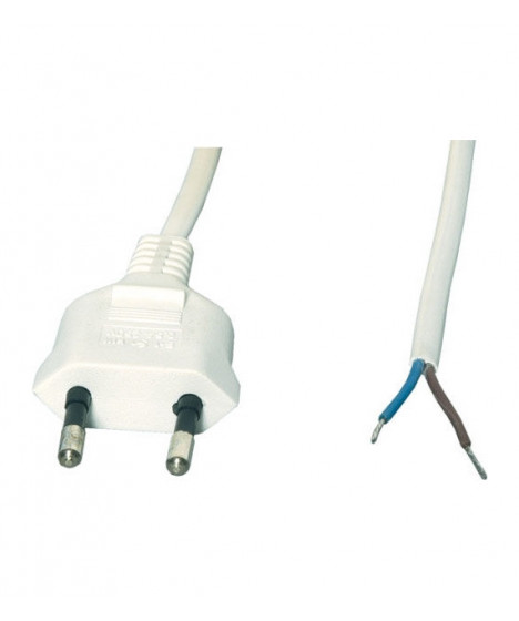 Kabel sieciowy z wtyczką płaską 2x0,75 do wentylatorów - 1 - 