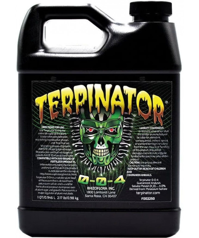 Green Planet - TERPINATOR 0.946L - INCREASES TERPEN and RESIN PRODUCTION, IMPROVES SMELL, RHIZOFLORA