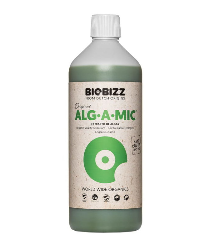 BioBizz Alg-A-Mic 1l - ein Satz von Mikronährstoffen, Vitaminen, Aminosäuren und Pflanzenhormonen