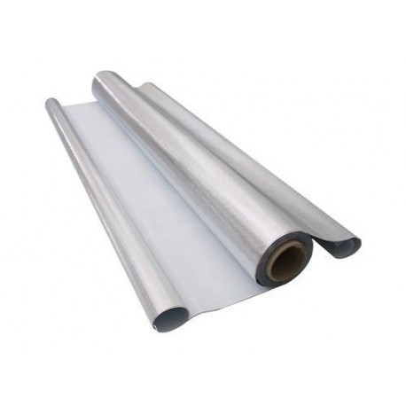 100% silver and white film 1.25m x 10m - 10mb