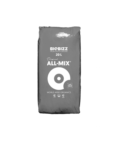 BIOBIZZ ZIEMIA ALL MIX 20L - 1 - to bardzo bogata ziemia do upraw organicznych Zawiera 20% mchu torfowego, 35% ziemi ogrodowej,