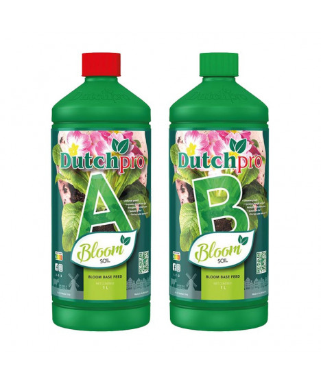 DUTCHPRO SOIL BLOOM A/B 2*1L - 1 - Nawóz na kwitnienie firmy Dutchpro to wyjątkowy kompleks przeznaczony do nawożenia gleby. Pro