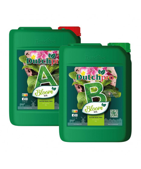 DUTCHPRO SOIL BLOOM A/B 2*5L - 1 - Nawóz na kwitnienie firmy Dutchpro to wyjątkowy kompleks przeznaczony do nawożenia gleby.