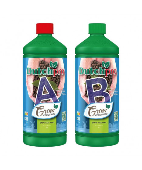 DUTCHPRO HYDRO/COCO GROW A/B 2*1L - 1 - Podczas fazy wzrostu, roślina jest szczególnie wrażliwa. Wywoływane przez grzyby i bakte
