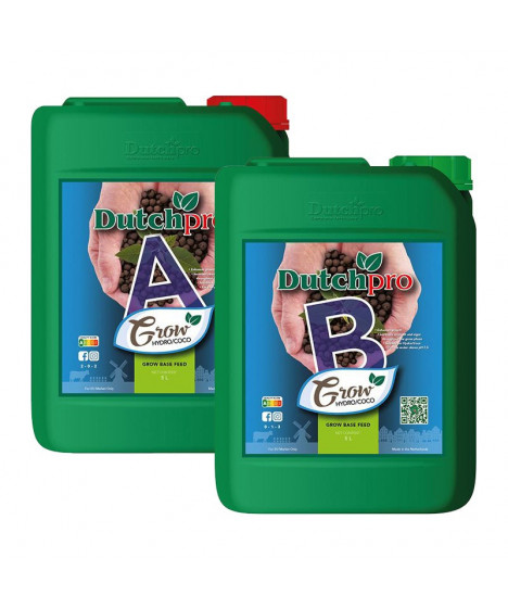 DUTCHPRO HYDRO/COCO GROW A/B 2*5L - 1 - Podczas etapu wzrostu, rośliny są szczególnie podatne na różnego rodzaju zagrożenia. Prz