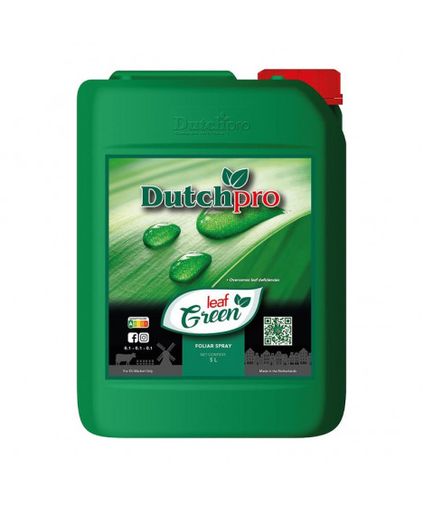 DUTCHPRO LEAF GREEN 5L - 1 - Leaf Green Naturalne Odżywienie dla Twoich RoślinCzy Twoje rośliny wydają się zmęczone i zniszczone
