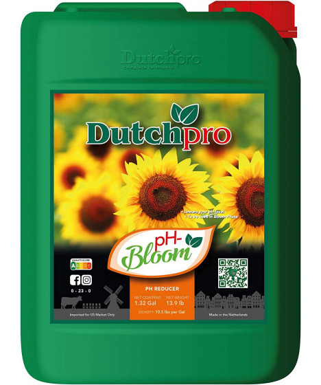 DUTCHPRO PH MINUS BLOOM 5L - 1 - Przeznaczony do obniżenia wartości pH w okresie wzrostu rośliny.