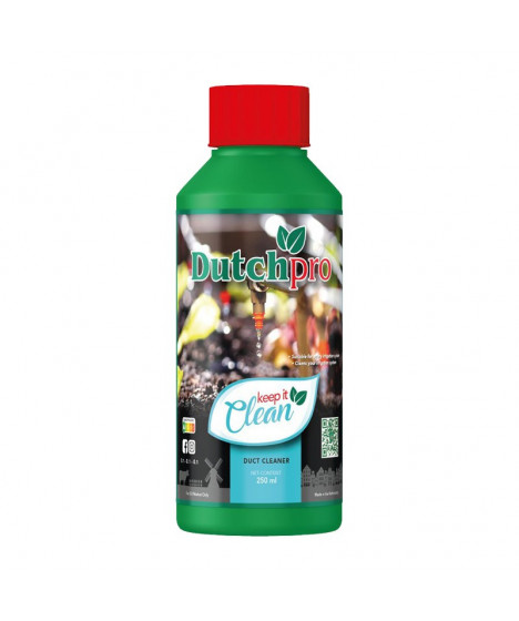 DUTCHPRO KEEP IT CLEAN 250ML - 1 - Keep it Clean jest środkiem do czyszczenia systemu nawadniania, zapewniający najlepsze warunk