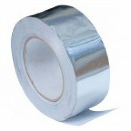 Metallisiertes Silberband zur Befestigung von Reflexionsfolie 48mm/50m