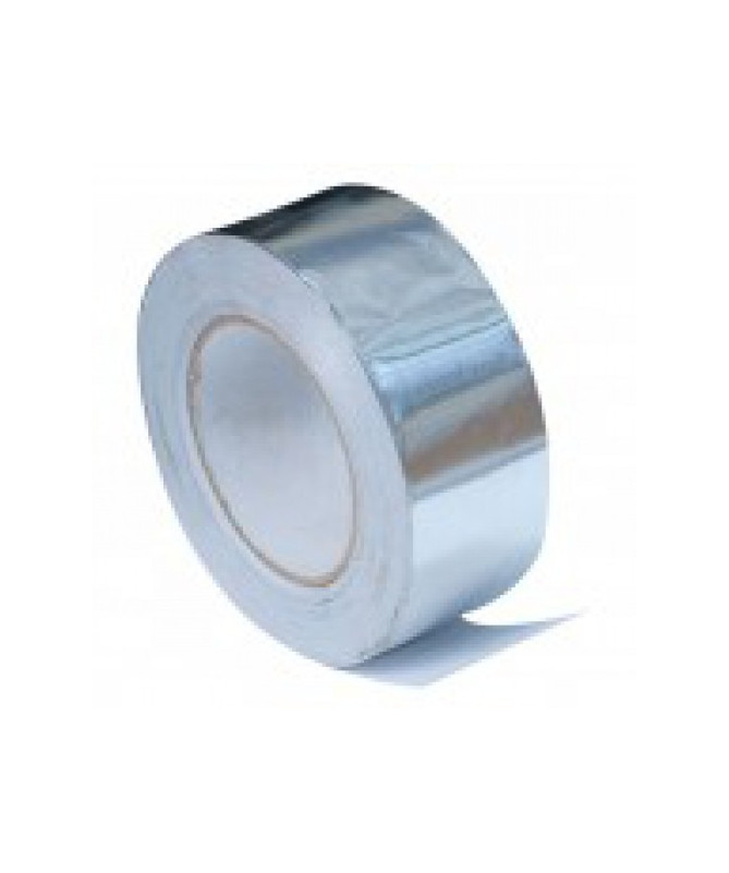 Stříbrná metalizovaná páska pro montáž reflexní fólie 48mm/50m