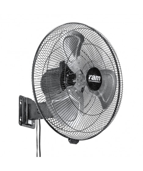 RAM WENTYLATOR ŚCIENNY 45CM 3 SPEED HEAVY DUTY - 1 - trzy biegowy o średnicy 40 cm przystosowany do zamontowania na ścianę. Posi