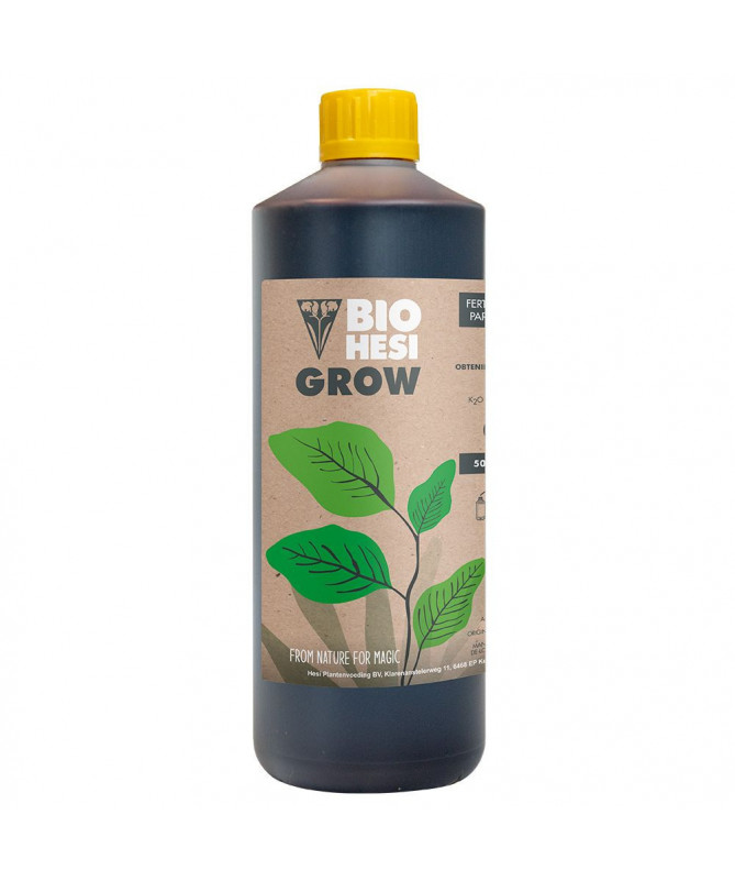 BIO HESI GROW, 1L, ORGANIC GROWTH FERTILIZER, FOR SOIL, HYDRO AND COCONUT, HESI