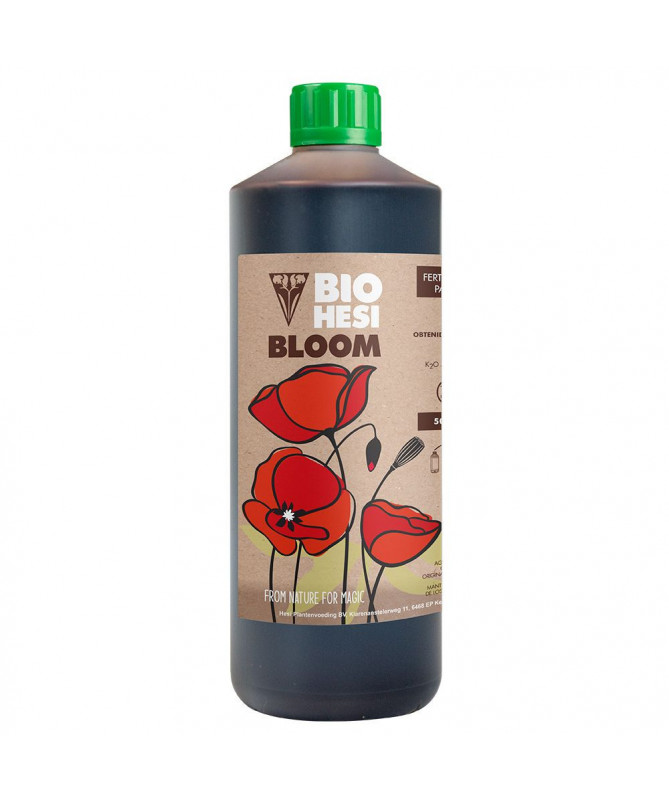 BIO HESI BLOOM, 1L, NAWÓZ ORGANICZNY NA KWITNIENIE, DO GLEBY, HYDRO I KOKOSU, HESI