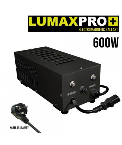 ZASILACZ DO LAMP HPS i MH, 600W, PÓŁ-ELEKTRONICZNY, LUMAXPRO - GARDEN HIGHPRO, MIĘKKI START