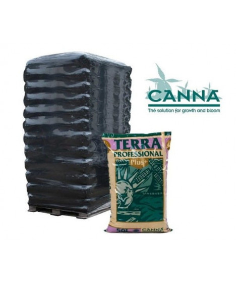 CANNA ZIEMIA PLUS TERRA PROFESSIONAL 50L paleta (60 worków) - 1 - to bogata, mocno napowietrzona ziemia o najwyższej klasie czys