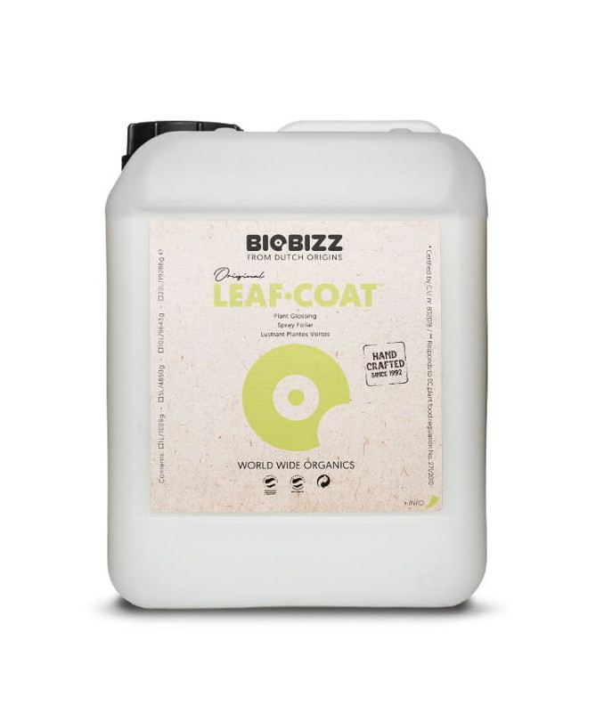 BioBizz LeafCoat 5l - skutecznie zabezpiecza przed szkodliwymi insektami oraz grzybami