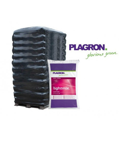 PALETA PLAGRON LIGHT MIX 50L (60 worków) - 1 - Lightmix jest minimalnie nawozonym podłożem zawierającym starannie dobrane rodzaj