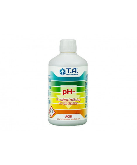 GHE / T.A. pH DOWN MINUS 1L Terra Aquatica - 1 - Rewelacyjny regulator pH Down doskonały w trosce o idealny poziom pH w Twojej 